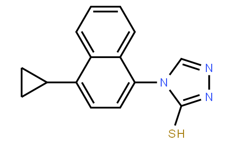 4-(4-Cyclopropylnaphthalen-1-yl)-4H-1,2,4-triazole-3-thiol