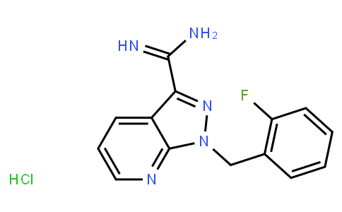 1-(2-Fluoro-benzyl)-1H-pyrazolo[3,4-b]pyridine-3-carboxamidine hydrochloride