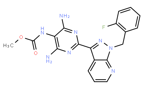 methyl N-[4,6-diamino-2-[1-[(2-fluorophenyl)methyl]pyrazolo[3,4-b]pyridin-3-yl]pyrimidin-5-yl]carbamate