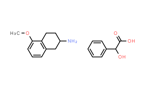 AP10503 | 439133-67-2 | Benzeneacetic acid, α-hydroxy-, (αS)-, compd. with (2S)-1,2,3,4-tetrahydro-5-methoxy-2-naphthalenamine (1:1) (9CI)