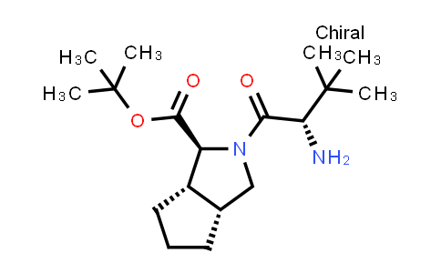 Cyclopenta[c]pyrrole-1-carboxylic acid, 2-[(2S)-2-amino-3,3-dimethyl-1-oxobutyl]octahydro-, 1,1-dimethylethyl ester, (1S,3aR,6aS)-