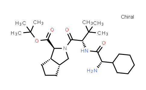 AP10531 | 926276-18-8 | Cyclopenta[c]pyrrole-1-carboxylic acid, 2-[(2S)-2-[[(2S)-2-amino-2-cyclohexylacetyl]amino]-3,3-dimethyl-1-oxobutyl]octahydro-, 1,1-dimethylethyl ester, (1S,3aR,6aS)-