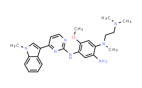 N1-[2-(Dimethylamino)ethyl]-5-methoxy-N1-methyl-N4-[4-(1-methyl-1H-indol-3-yl)-2-pyrimidinyl]-1,2,4-benzenetriamine