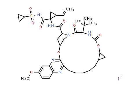 Grazoprevir (potassium salt)