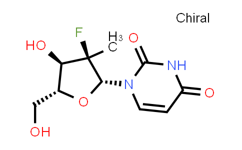 2'-deoxy-2'-fluoro-2'-C-methyluridine