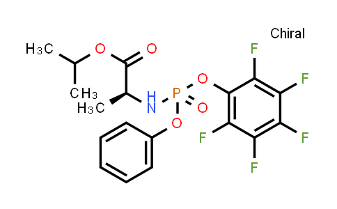 N-[(S)-(2,3,4,5,6-Pentafluorophenoxy)phenoxyphosphinyl]-L-alanine 1-methylethyl ester