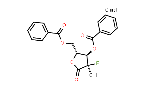 AP10572 | 874638-80-9 | ((2R,3R,4R)-3-(benzoyloxy)-4-fluoro-4-methyl-5-oxotetrahydrofuran-2-yl)methyl benzoate