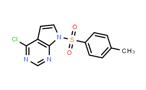 7H-Pyrrolo[2,3-d]pyrimidine, 4-chloro-7-[(4-methylphenyl)sulfonyl]-