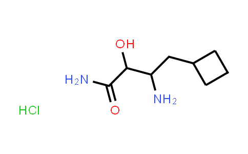 3-amino-4-cyclobutyl-2-hydroxybutanamide hydrochloride