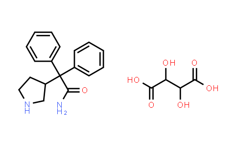 (S)-Alpha,Alpha-Diphenyl-3-pyrrolidine acetamide L-Tartaric acid salt