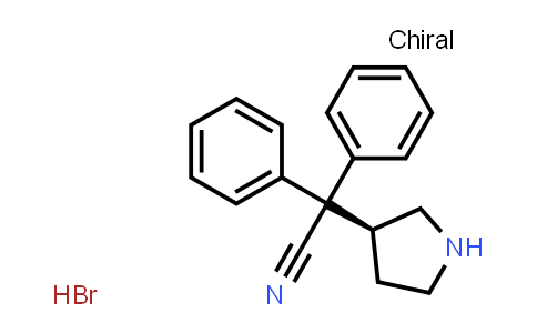 AP10649 | 194602-27-2 | (S)-2,2-diphenyl-2-(pyrrolidin-3-yl)acetonitrile (hydrobromide)