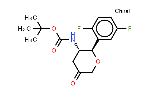 tert-butyl [(2R,3S)-2-(2,5-difluorophenyl)-5-oxotetrahydro-2H-pvran-3 yl]carbamate