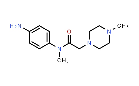 AP10680 | 262368-30-9 | N-(4-aminophenyl)-N-methyl-2-(4-methylpiperazin-1-yl)acetamide