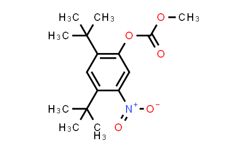 Carbonic acid, 2,4-bis(1,1-dimethylethyl)-5-nitrophenyl methyl ester