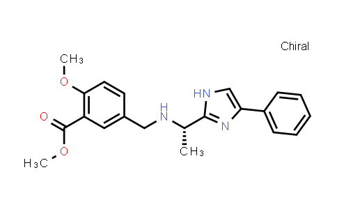 AP10720 | 1391712-57-4 | (S)-Methyl 2-Methoxy-5-((1-(4-phenyl-1H-imidazol-2-yl)ethylamino)methyl)benzoate