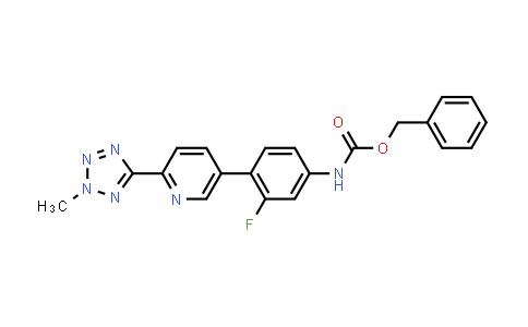 benzyl (3-fluoro-4-(6-(2-methyl-2H-tetrazol-5-yl)pyridin-3-yl)phenyl)