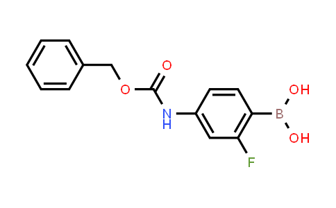 (4-(((benzyloxy)carbonyl)amino)-2-fluorophenyl)boronic acid