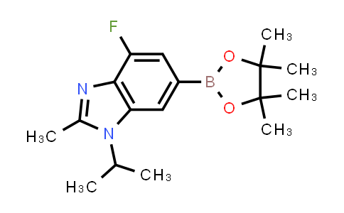 4-Fluoro-2-methyl-1-(1-methylethyl)-6-(4,4,5,5-tetramethyl-1,3,2-dioxaborolan-2-yl)-1H-benzimidazole