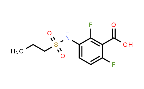 2,6-difluoro-3-(propylsulfonamido)benzoic acid