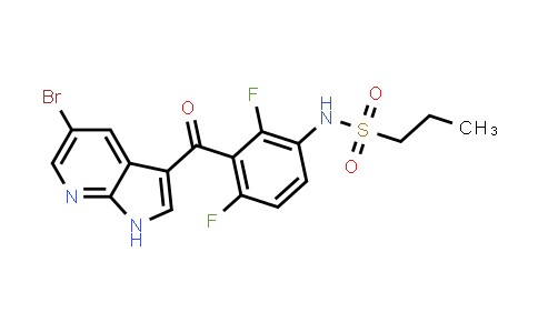 AP10743 | 918504-27-5 | 1-Propanesulfonamide, N-[3-[(5-bromo-1H-pyrrolo[2,3-b]pyridin-3-yl)carbonyl]-2,4-difluorophenyl]-