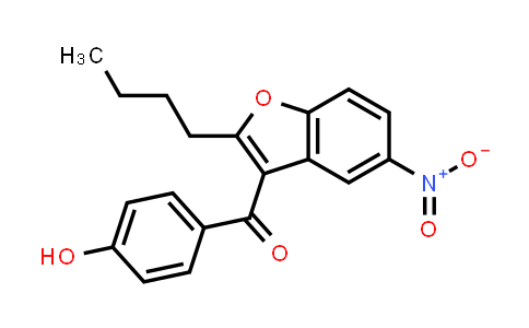 (2-butyl-5-nitrobenzofuran-3-yl)(4-hydroxyphenyl)methanone