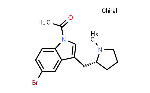 AP10770 | 205369-12-6 | 1-acetyl-5-bromo-3-{[(2R)-1-methylpyrrolidin-2-yl]methyl}-1H-indole