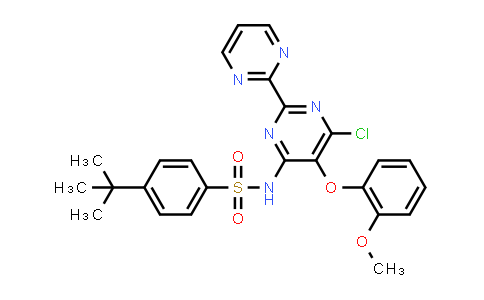 N-[6-chloro-5-(2-methoxyphenoxy)[2,2'-bipyrimidin]-4-yl]-4-(1,1-dimethylethyl)-Benzenesulfonamide