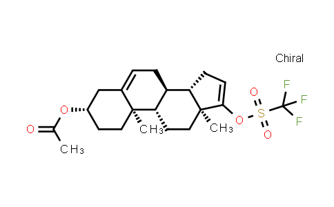 AP10796 | 115375-60-5 | (3S,8R,9S,10R,13S,14S)-10,13-dimethyl-17-(trifluoromethylsulfonyloxy)-2,3,4,7,8,9,10,11,12,13,14,15-dodecahydro-1H-cyclopenta[a]phenanthren-3-yl acetate