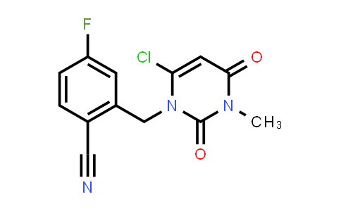 2-((6-chloro-3-methyl-2,4-dioxo-3,4-dihydropyrimidin-1(2H)-yl)methyl)-4-Fluorobenzonitrile