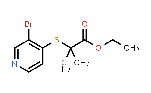 AP10820 | 1352794-86-5 | ethyl 2-((3-bromopyridin-4-yl)thio)-2-methylpropanoate