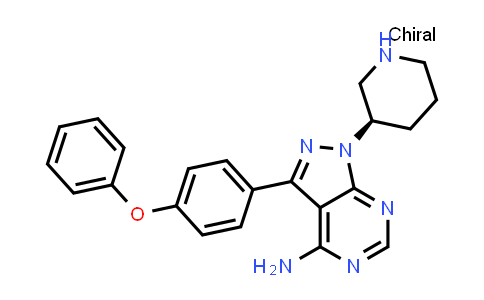 AP10831 | 1022150-12-4 | (R)-3-(4-phenoxyphenyl)-1-(piperidin-3-yl)-1H-pyrazolo[3,4-d]pyrimidin-4-amine