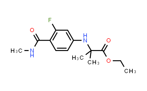 AP10842 | 1258638-92-4 | Alanine, N-[3-fluoro-4-[(methylamino)carbonyl]phenyl]-2-methyl-, ethyl ester