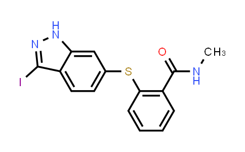 BenzaMide, 2-[(3-iodo-1H-indazol-6-yl)thio]-N-Methyl-