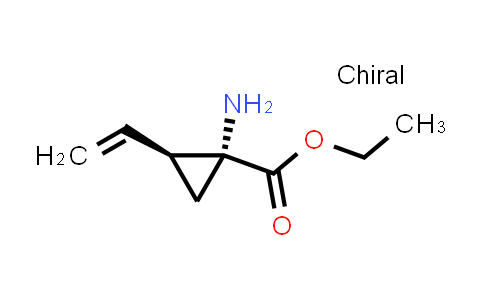 Cyclopropanecarboxylic acid, 1-amino-2-ethenyl-, ethyl ester, (1R,2S)-