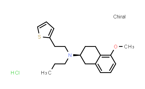 2-Thiopheneethanamine, N-propyl-N-[(2S)-1,2,3,4-tetrahydro-5-methoxy-2-naphthalenyl]-, hydrochloride (1:1)