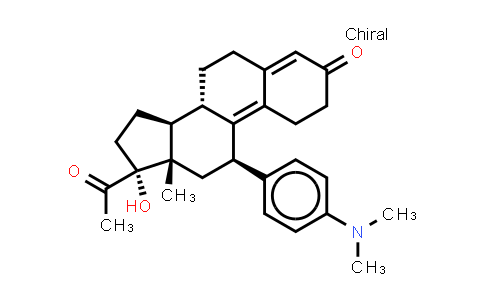 11β-[4-(N,N-dimethylamino)-phenyl]-17α-hydroxy-19-norpregna-4,9-diene-3,20-dione