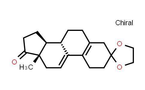 Cyclic-3-(1,2-ethanediyl acetal)-estra-5(10),9(11)-dien-3,17-dione