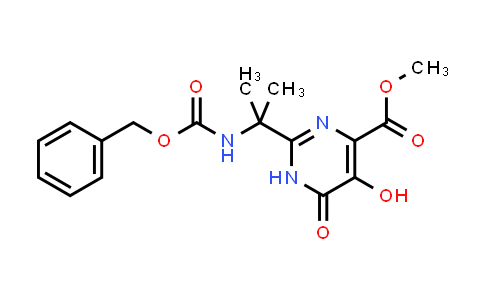 AP11075 | 519032-08-7 | Methyl 2-(2-(benzyloxycarbonylamino)propan-2-yl)-5-hydroxy-6-oxo-1,6-dihydropyrimidine-4-carboxylate