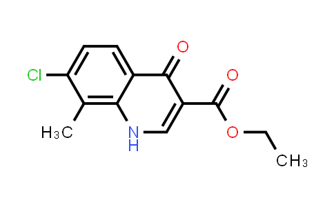 ethyl 7-chloro-8-methyl-4-oxo-1,4-dihydroquinoline-3-carboxylate 