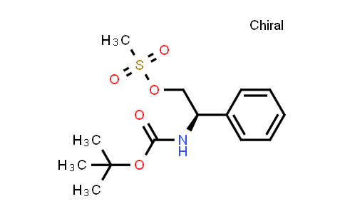 N-[(1R)-2-[(Methylsulfonyl)oxy]-1-phenylethyl] carbamic acid 1,1-dimethylethyl ester
