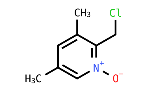 2-(Chloromethyl)-3,5-dimethyl-1-oxidopyridin-1-ium