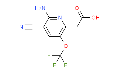 2-Amino-3-cyano-5-(trifluoromethoxy)pyridine-6-acetic acid