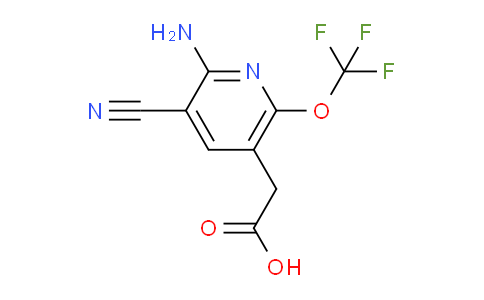 2-Amino-3-cyano-6-(trifluoromethoxy)pyridine-5-acetic acid