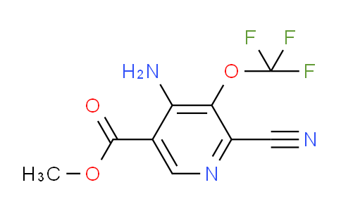 Methyl 4-amino-2-cyano-3-(trifluoromethoxy)pyridine-5-carboxylate