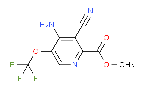 Methyl 4-amino-3-cyano-5-(trifluoromethoxy)pyridine-2-carboxylate