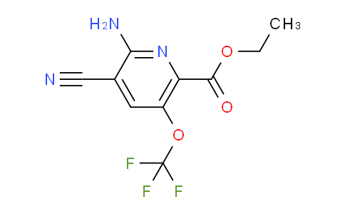 Ethyl 2-amino-3-cyano-5-(trifluoromethoxy)pyridine-6-carboxylate