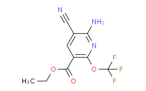 Ethyl 2-amino-3-cyano-6-(trifluoromethoxy)pyridine-5-carboxylate