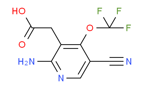 2-Amino-5-cyano-4-(trifluoromethoxy)pyridine-3-acetic acid
