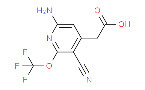 6-Amino-3-cyano-2-(trifluoromethoxy)pyridine-4-acetic acid
