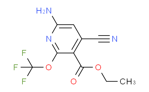 Ethyl 6-amino-4-cyano-2-(trifluoromethoxy)pyridine-3-carboxylate